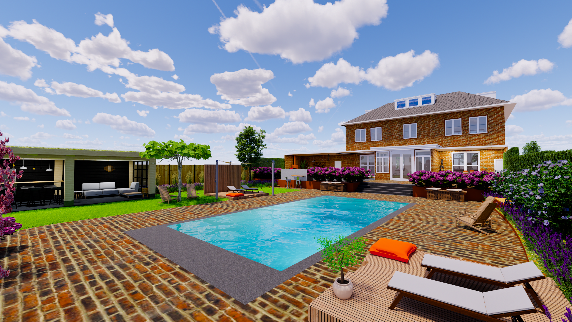 Strakke tuin